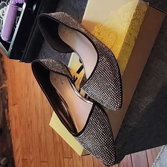 MIX No6 FABIANA sparkle shoes Flats size 7.5 - Picture 2 of 15